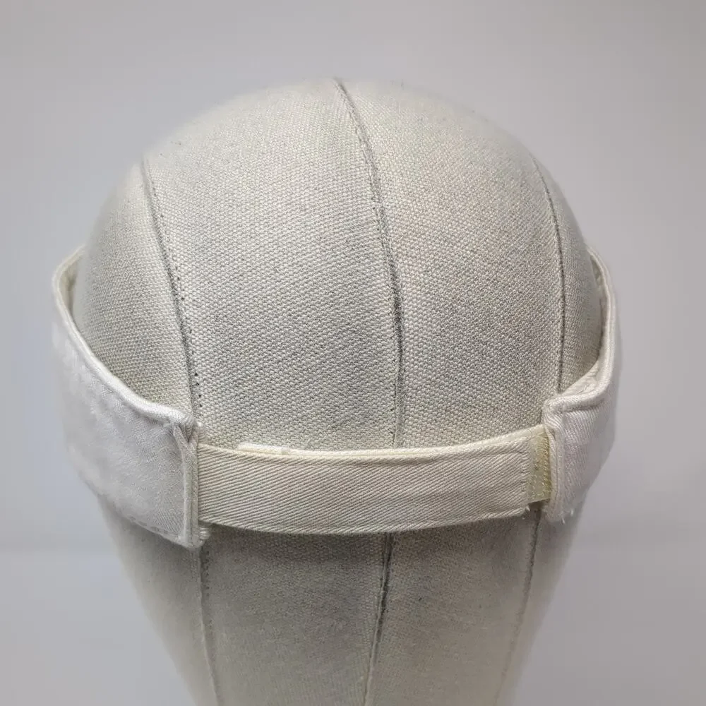 Lake/University Ireland Cancer Center Sun Visor Cap White OS Adjustable Nissun